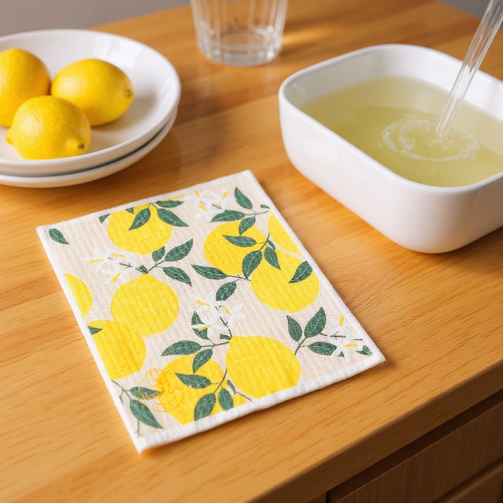 5 Pack Swedish Dishcloths - Lemon Kiss | Harps & Seb – Harps&Seb