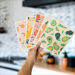 A 6-Pack of Fruit Delight designs