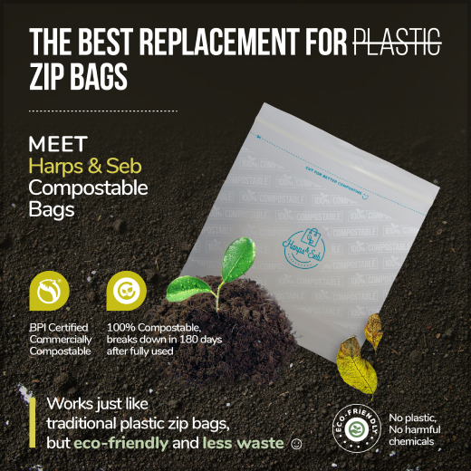 Compostable Bags || 4 Pack